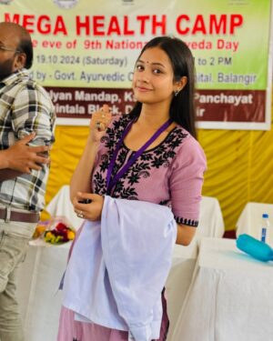Archana Padhi Instagram - Mega health camp ❤️🩺 FOR 9th AYURVEDA DAY successfully completed ☺️
Govt Ayurveda College and HOSPITAL ❤️ balangir 

#kurul #balangir