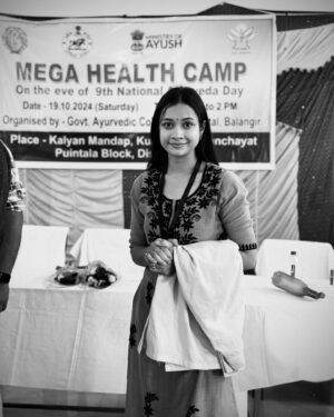 Archana Padhi Instagram - Mega health camp ❤️🩺 FOR 9th AYURVEDA DAY successfully completed ☺️
Govt Ayurveda College and HOSPITAL ❤️ balangir 

#kurul #balangir