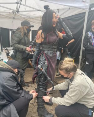Arden Cho Instagram - Was at a dinner in Korea and met some people who were talking about how much they loved @avatarnetflix and then my friend was like “Oh Arden’s in it” and they were shocked because I was unrecognizable (didn’t even believe her) 😂 gotta give it up to the incredible make up, hair and costume department for creating this insane June look that I can’t even get into on my own. Won’t lie, I felt like a giant baby every day on set as I got dressed because I couldn’t do it on my own. Look at all the handmade details on Junes wardrobe!! Thank you so much for all your hard work behind the scenes.. so lucky and thankful for the characters I’ve gotten to play. Also LOVE seeing how surprised people are when they find out it was me. Anyone else feel this way? 실물이랑 너무 달라서.. 완전 깜짝놀랐데요 ㅋㅋㅋㅋ̆̈ㅋ̆̎ㅋ꙼̈ㅋ̌̈ㅋ̐̈ㅋ̆̈ㅋ̆̎ㅋ꙼̈ㅋ̌̈ㅋ̐̈
