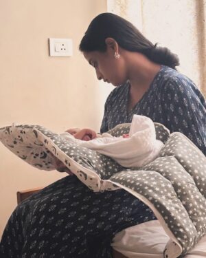 Arthana Binu Instagram - Here is the latest addition to our family, Mr Tynu boy. Enjoying every bit of being Arthumma to my little nephew who has my whole heart❤️🥹🧿 #auntandnephew