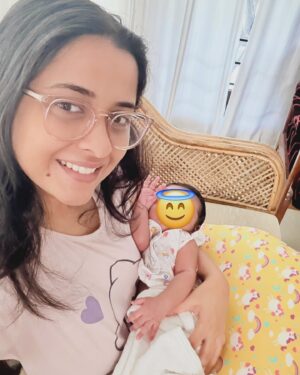 Arthana Binu Instagram - Here is the latest addition to our family, Mr Tynu boy. Enjoying every bit of being Arthumma to my little nephew who has my whole heart❤️🥹🧿 #auntandnephew