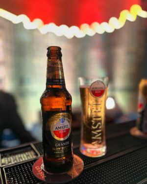 Asheema Vardaan Instagram - May you always have love in your heart and “BIER” in your belly 😉🍻
At the exclusive preview of a new Amstel brew thats’s crafted slowly and matured for longer. 

@amstelgrandeindia #invited #aasheemavardaan