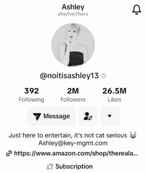 Ashley Leechin Instagram - It doesn’t feel real…

I truly hope it comes back. This app changed my life in so many ways & I am forever grateful for the friendships I have made for life. Thank you all for staying. Your story is not over 🖤 ;

😭🫶🫂
#tiktokban #tiktok #contentcreators #endofanera