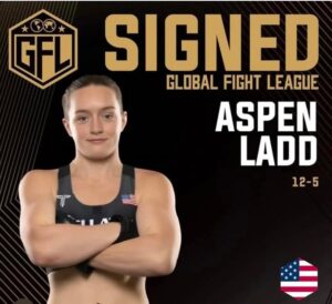 Aspen Ladd Instagram - Secrets out !!! I’m now signed to the @globalfightleague for their inaugural 2025 season, and couldn’t be more excited. Last night I was drafted to team LA as well 🙂