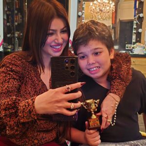Ayesha Takia Instagram - #mikail #ayeshatakia Mama bear and Baby bear 🐻 🥰😘🧠💋
