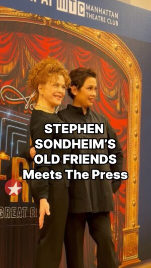 Bernadette Peters Instagram - 🤩 Bernadette Peters, Lea Salonga and the Broadway company of STEPHEN SONDHEIM’s OLD FRIENDS greeted the press this morning! Previews begin March 25th!

#oldfriends #broadway #stephensondheim #sondheim #musical #musicaltheatre #bernadettepeters #leasalonga