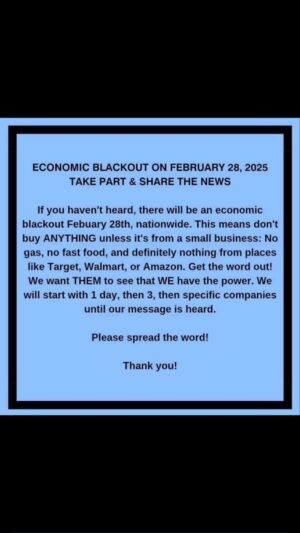 Bette Midler Instagram - Please share everywhere!!! Freeze your spending on Feb 28th…. Don’t shop!  And if you have to, please turn to a local small business!