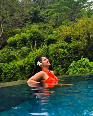 Bhavini Purohit Instagram - Luxury, nature, and the warmest hospitality – our stay at @thewestinubud was an unforgettable escape! ✨🌿
.
 From stunning jungle views to ultimate relaxation, every moment was pure bliss. Swipe through to see why this place should be on your Bali bucket list! 🇮🇩💙 #WestinUbud #HeavenInBali #LuxuryStay"

Outfit- @amazonfashionin 
.
#influencer #collab #ad #amazon #amazonfashion #getstyledwithamazon #love #travel #couplegoals #couple #amazondeals #LuxuryRetreat #luxurylifestyle