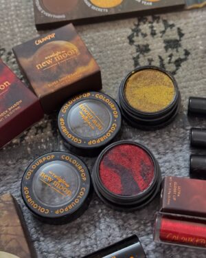 Bhumika Thakkar Instagram - NEW Twilight New Moon X @colourpopcosmetics Collection 

This limited edition collection includes;

Twilight New Moon Eyeshadow Palette - Create endless fantasy looks with 15 oranges, golds and red smokey shades that represent the warm tones in each New Moon scene.

SOL Glow Oil in It’s a Wolf Thing- Get a warm golden glow inspired by Jacob with this rich, moisturizing body oil that gives skin a hint of colour and subtle luminosity.

Super Shock Shadow in We Won’t Bite & The Volturi - Take a swipe of our famous OG crème-to-powder formula in 2 new Tie-Dye shades that deliver supercharged sparkling colour.

Multichrome Shadow Stix in Wolf Girl, It’s Always Been Him & Vampire Girl, Bella! - Get high-impact, colour-shifting pigment with our super creamy multichrome eyeshadow stick in 3 new shades!

Where the Hell Have You Been, Loca? Lip Kit, You Can’t Trust Vampires Lip Kit - LIPPIE PENCIL & POWER POUT
TRANSFER-PROOF 8HR LIPSTICK KITS
Get the perfect matte pout with our mahogany brown and vampy red lip combos inspired by Jacob and The Volturi!

Ultra Glossy Lip in Runs with Vampires - Swipe on our smoothing metallic true red lip gloss infused with Hyaluronic Acid for lips that are always glossy, never sticky.

#twilightnewmoon #twilightsaga #twilightnewmoonxcolourpop #twilightxcolourpop #colourpopme #colourpopcollection #colourpopmakeup #colourpopindia #colourpopxbhumika #indianbeautyblogger #indianmakeupblogger #PR #PRUnboxing