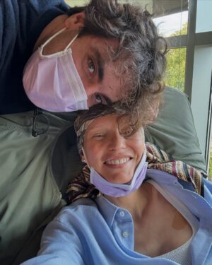 Bianca Balti Instagram - February 4th. World Cancer Day.

It has always been just a random day that some posts on Instagram reminded me of. Although my aunt died of metastatic breast cancer at age 39 and my mom got myeloma a couple of years ago. And despite my own diagnosis, back in 2021, of carrying the BRCA1 gene for which, in December 2022, I underwent a preventative double mastectomy. 
Cancer couldn’t inhabit my thoughts, let alone my body.

Until September 8th of 2024, the day that Cancer, Ovarian to be specific, came into my life feeling a whole lot like a death sentence. On October 14th, I started my chemotherapy journey that just ended last Monday, January 27th, but to my great surprise, those last few months, I felt as alive as ever. 
I was not taking my life for granted anymore, and my gratitude hit an all-time peak. Everything started to taste like a real blessing. 
It has been hard, and it isn’t quite over yet, but I wouldn’t have it any other way. They say, “What doesn’t kill you makes you stronger,” but my experience is that what didn’t kill me made me love life a lot more. 

1. October 14th, 2024, Providence St Joseph Hospital. LA. First Chemo infusion. 
2. Me, high on Benadryl (one of the meds given before treatment to prevent an allergic reaction). LOL. 
3. My love selflessly carrying me through the pain with his unconditional love.
4. Matilde shaving my head on Halloween night. I thought that I could take advantage of the occasion to dress up as Uncle Fester. Little did I know that my little pubic hair razor would take hours. LOL. 
5. November 4th, 2024, Providence St Joseph Hospital, LA. Second Chemo infusion. 
6. Filming “Le Iene” with Nic in LA (You’ve been a bit of a pain in the ass, but you did a great job at the end. Thank you, bro :)

[follows in the comments]