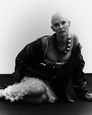 Bianca Balti Instagram - Turning Heads. 01

When I was diagnosed with cancer, I somehow knew that I would make it through, but I worried a lot about not being able to provide for my family anymore. My professional worth has always been intrinsic to my looks, and with a long scar drawing down my stomach and no hair, I don’t embody the model stereotype rn. 
Being forced into bedrest made me also realize that I heavily associate my self-esteem with productivity (IYKYK). 
Long story short, I called up my incredible team and voiced my need to feel ‘normal’ again through work. They listened and enthusiastically embraced this project.
“Turning Heads” is a labor of love that means so much to me. It expresses the support of not only my established team coordinated by my amazing manager @martinagrbgnt, but also the incredible designers and talented photographers involved. 
Lucrezia’s intimate glaze elegantly explores the delicate balance between ethereal and bold that so well defines this ephemeral moment of my life. 

PHOTOGRAPHER @lucreziaganazzoli 
STYLIST @simonrutigliano 
MAKE UP ARTIST @bianca__marzocchi 

@circustudios