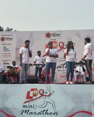 Bidusmita Dash Instagram - Otv mini marathon 
Lets run towards life 🏃‍♀️🏃
@otv.khabar 
@otv.news 
#otv #marathon