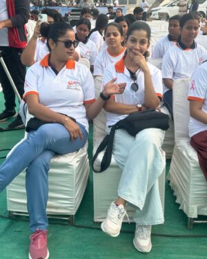 Bidusmita Dash Instagram - Otv mini marathon 
Lets run towards life 🏃‍♀️🏃
@otv.khabar 
@otv.news 
#otv #marathon