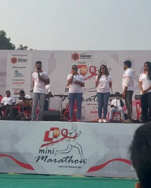 Bidusmita Dash Instagram - Otv mini marathon 
Lets run towards life 🏃‍♀️🏃
@otv.khabar 
@otv.news 
#otv #marathon