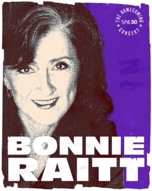 Bonnie Raitt Instagram - Just announced! Bonnie will perform LIVE on February 14th at the #SNL50: The Homecoming Concert! The event will stream live from Radio City Music Hall on @peacock at 8PM ET / 5PM PT. Hosted by @jimmyfallon, executive produced by Lorne Michaels and Mark Ronson, and featuring a lineup of chart-topping musical guests from across the decades, SNL50: The Homecoming Concert will celebrate 50 years of @nbcsnl musical and comedy performances. The celebration will bring together legendary Saturday Night Live hall-of-famers and surprise special guests.

— BRHQ