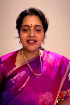Brindha Sivakumar Instagram - New Year 2025 ‘s  first post ! World Famous “Shiva Rama Krishna “ composed and Tuned by My Guru B.Ramamoorthi Rao Ji 🙏🏼✨ May the Gods Bless Everyone with their Choicest Blessings on Everyone ✨🙏🏼😊