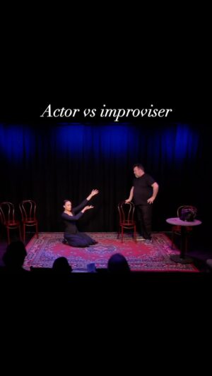 Britne Oldford Instagram - Britne Oldford (The Umbrella Academy) performs a scene from ‘Dracula’ with @connorratliff improvising his role from our October show. Link in bio for our Nov 18th show! New actors with new scenes every month