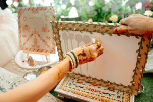 CA Palak Rathi Instagram - This day, last year! <3 Pt. 1

.
.
.
.

Decor: @neev_eventsbymonika 
Make Up: @boskismakeuplounge 
Mehndi: @darshita.mehandi 
My outfit: @shashagabaofficial 
Pushpal’s outfit: @perniaspopupshop
Photography: @magicmotionmedia

#LoveAtFirstReel