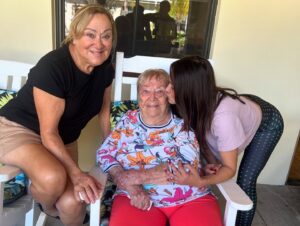 Camille Guaty Instagram - Precious moments with abuela!! Time is fleeting 🤍

4 generations 🤍🤍🤍

Thank you to the best caretakers in the world!