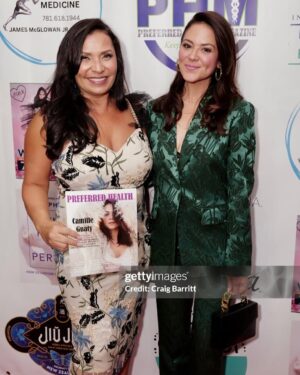 Camille Guaty Instagram - Absolutely thrilled to be one of the cover girls for @preferredhealthmagazine alongside @xensams and @suephillipsfragrance!  Thank you for the opportunity to share my journey with infertility. I’m one in six; part of a community of men and women who face similar struggles. By sharing my story, I hope to remind others they’re not alone. My miracle baby is here because of donor conception, and I encourage everyone to feel proud of their unique paths to parenthood. Your story is your history—let’s celebrate it together! ❤️   Thanks so much for all the love on this suit! Huge thanks to @mrsmaggieryan at @shophunted for one of my favorite looks! Be sure too check out her store coming soon🥳 Suit:  Chloe Bag:  Amina Muaddi   And to my NYC Glam Fam thank you!
Hair:  @Marcomaranghello
Makeup:  @vincenzacarovillano

And Laura you are a gem! @advantage_pr   #covergirl #NYC #InfertilityAwareness #ShareYourStory #donoregg #donorconception