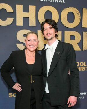 Camryn Manheim Instagram - The LA screening of School Spirits at the Hollywood Roosevelt Hotel.  I’m not going to review it because you’ll think I’m biased, but it is so F-ing good.  It starts streaming January 30th on Paramount . Sadly, they’re only dropping 3 episodes and then you have to wait every week for a new one.  Boo. But it’s worth it. Enjoy!!!