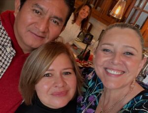 Camryn Manheim Instagram - Happy ChristmaHanukkah everyone. Sending you love and holiday cheer from my family to yours. ❤️🌲🕎🎁🙏