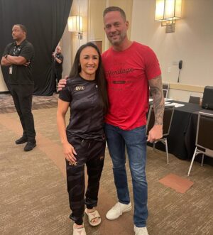 Carla Esparza Instagram - Thank you to everyone at @ufc behind the scenes who has not only made it the undisputed top promotion in the world, but also been so cool and amazing to work with. I feel like I’ve grown up with you all this past decade. You all are the heart of the promotion… The matchmakers, media team, film crew, photographers, production, IT, PI staff, travel, hair braiders, makeup (special shoutout to @suzesuzeq 🕊️ ), accounting, commentators, and everyone in between, thanks for everything!❤️🙏🏼 (I wish I had grabbed more pics with you all 😢).