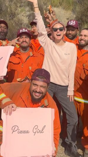 Caroline D'Amore Instagram - I’m as tired as I look but the smiles on their faces made it all worth it. Thank you again for all the help we received to help get these guys get everything we could. And big thanks to @christinapascucci for all your help and joining me as a pizza girl for the day. Much love. Stay safe!  XO The Pizza Girl