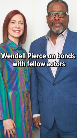 Carrie Preston Instagram - @wendellpcg, acclaimed for his roles in “The Wire” and “Death of a Salesman,” shares a deep connection with his @elsbethcbs co-star @carriepreston and Juilliard classmate @bradleywhitford. #actor #hollywood