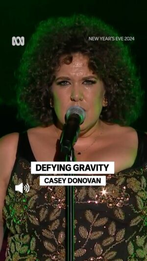 Casey Donovan Instagram - We’re holding space for this 💚

New Year’s Eve 2024 - Stream now on ABC iview. 

#NYEABC #NYE2024 #LiveMusic #DefyingGravity