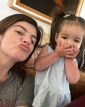 Casey Wilson Instagram - Today I’m celebrating … FRANKIE’S 2ND BIRTHDAY!!!! My little soul mate. “The heartbeat beneath my feet.” 💜🌈