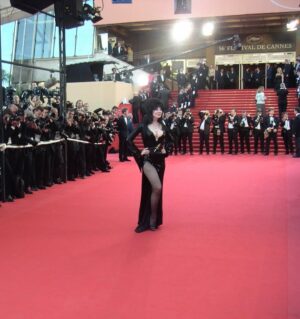 Cassandra Peterson Instagram - #throwbackthursday Photo call at the American Pavillion in Cannes, France 2003

#elvira #elviramistressofthedark #cassandrapeterson #cannes