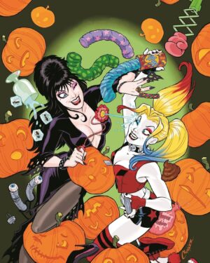 Cassandra Peterson Instagram - Comic Announcement! Elvira X @dynamitecomics & @dcofficial are publishing a Harley Quinn vs Elvira: Mistress Of The Dark comic book series! Writing team Amanda Conner and Jimmy Palmiotti will head the project with first cover by Amanda Conner! Coming Summer of 2025
