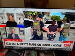 Catherine Curtin Instagram - Considering everyone here is an immigrant except the Native Americans…this is possibly the cruelest, most embarrassing and disturbing plan of action this country has ever taken…..Read your Bible!!!! I believe it says….’What so ever you do to the least of my brothers, that you do unto me….the last shall go first and the first shall go last….do unto others as you would have them do unto you’…..The hypocrisy of the Christian right is sickening.  Where is God’s love in all of this….I wonder what St Peter will say when he opens the gates of heaven to let in all those who kept the word of God.