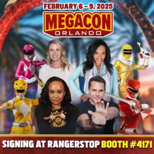Catherine Sutherland Instagram - Excited to be attending @megaconorlando the first weekend of February with @nakiaburrise @karanashley and @stevecardenaspr 
You can find us at booth #4171 with @rangerstop_convention 
It’s going to be such a fun filled 4 days 

#catherinesutherland #PinkRanger #Onceandalways #KatherineHillard #Mightymorphinpowerrangers #zeo #Turbo #PinkRangerPower #Pterodactyl #cranezord #powerrangersplayback  #nakiaburrise #karanashley #stevecardenas #yellowranger #redranger #tanyasloan #aishacampbell #rockydesantos #powerup⚡️