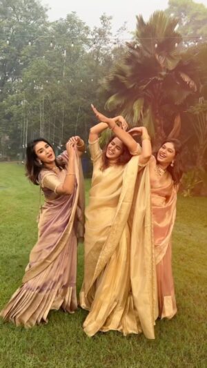 Chaitra Reddy Instagram - One big shout out to @zenoraofficial_ and @stylebykanmani 💜 thank you so much for arranging everything in just 1 single day for our Pongal shoot 👏🏻 your hard work and efforts are immense..! Keep rocking 😘