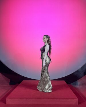 Charli Howard Instagram - channelling a @rodarte fairy nymph for last night’s #BritishFashionAwards 🧚‍♀️🦋🖤 thank you to my glam team & to @carolinerush @britishfashioncouncil @1664ukblanc for the most gorgeous evening - still gagged at seeing @badgalriri ❤️🥲💋 #BFAs #rodarte