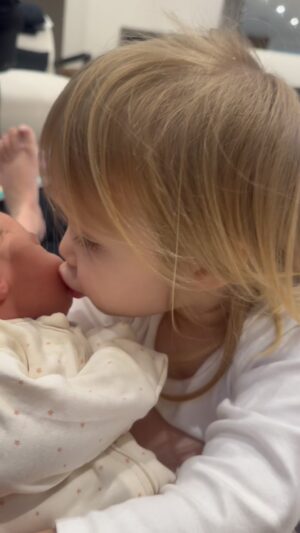Charlotte Crosby Instagram - Our first week with Pixi Cece and being a family of 4 🧚🤍 and a little short story I’ve wanted to share for a while……. Over 9 months ago I got asked if I would record something in a studio for abit of fun (This was shortly after the paramount  Xmas advert I sang on 🎵) at the time I thought it was a little bit cringe and felt really embarrassed, but I decided to go for it as I had a little idea of something I would of loved to do to suprise my mam @letitia.crosby. My beautiful nana Jean sang a lullabye to me and my mam when we were little to get us to sleep. I now often sing it to both my girls at night time ❤️ it’s just a short lullabye, nothing special but very special to me and my mam! My nana passed away just a year and a half before and I thought this would be a lovely suprise to play to my mam so decided to go for it! ❤️❤️

ANYWAY to cut a long story short that whole day in the studio I felt really strange, something was up! AND Lo AND BEHOLD I WAS RIGHT!! THAT VERY DAY I FOUND OUT I WAS PREGNANT 😱 with my little Pixi! I could NOT believe it! On such a sentimental day. You may call me crazy but I felt it a sign from my beautiful nana if you believe in those sort of things! 🥲🥲 I swore I’d never share the song and only my mam would hear it! But It fits so perfectly to this little video I made of our first week with Pixi 🥲

It’s safe to say I think about my beautiful Nana Jean all of the time especially when I look at my Alba Jean who looks so much like her and is named after her, even more so with the arrival of our girl pixi, wishing she could have been here to meet her! I wish I could of played her this song, I wish she was still here 😭 I love you nana so much forever and always this one’s for you I hope your watching ❤️
Thankyou @avik for pushing me to do the studio day 🤍