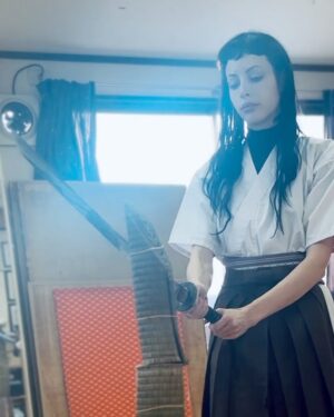Charlotte Kemp Muhl Instagram - Samurai and Kyūdō training