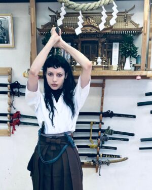 Charlotte Kemp Muhl Instagram - Samurai and Kyūdō training