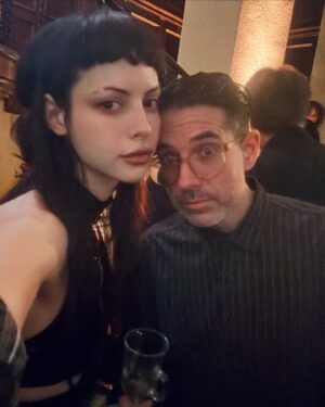 Charlotte Kemp Muhl Instagram - Of all the goofy LA pageantry I most enjoyed debating the end of physics till 4am and seeing some of my favorite outsider art weirdos win some hunks of metal (that I hope they melt down for making custom guitar pedals) 
Big congrats to @sean_ono_lennon and Simon Hilton for designing an insane puzzle box vinyl with UV flashlights and secret maps and zoetropes, these are a few of my favorite things 🎶 
And I love seeing Annie kick ass as an art rocker freak and come shake everyone’s hands despite her crippling germaphobia haha
We’ve all moved into Jaden’s hat and will be starting a noise music and mycelium commune. Byyye 🏠 

ps sorry this is an unaesthetic hodgepodge but my social media skills have severely atrophied