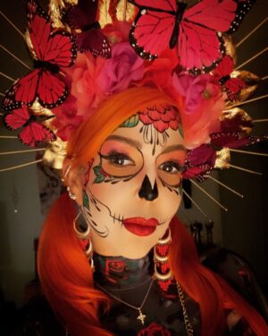 Chastity Ashley Instagram - Happy Dia De Los Muertos! 💀 🌼

Día de los Muertos teaches us that death is not an end but a transformation. It’s a cycle where life and death dance together in an eternal rhythm. By remembering and celebrating, we keep the spirit of our ancestors alive, weaving their essence into the fabric of our existence. 

Today, I am reminded that every life story, including mine, is a thread in the larger tapestry of the human experience. Each one, whether vibrant with life or faded with memory, contributes to the whole. Honoring the dead is to honor life itself, to celebrate the gift we’ve been given, and to pass this vibrant, life-affirming tradition on.

As the candles flicker, and the incense burns, let us remember, let us celebrate, and let us live. In living well, we honor those who came before us that paved the way for those whom come after. This is the beauty,depth, and soulful essence of Día de los Muertos.

#diadelosmuertos #happydiadelosmuertos #honor #life #honorthedead #transcend