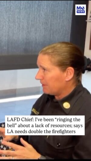 Christina Pascucci Instagram - Los Angeles Fire Chief Kirstin Crowley slammed the city’s leadership over its handling of the fire department’s budget as deadly wildfires continue to rip through Southern California.

She told @christinapascucci and Mo News that several reports have found that LA needs double the firefighters and 62 new stations to meet the demands of LA county.