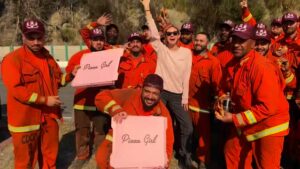 Christina Pascucci Instagram - This past week @carolinedamore and I fed everyone and anyone we could who was responding to the fire. Thankfully, because so many of you have stepped up in incredible ways, most firefighters were actually full!

However, we found a group of hungry inmate firefighters who were thrilled to get several boxes of pizza!

California’s inmate firefighter program aims to offer skills, a sense of purpose, and a reduced sentence to inmates. They undergo rigorous training and there are specific eligibility requirements like good behavior and they cannot have been convicted of a crime like arson. 

These guys seemed super stoked to be recognized for their hard work, and to be able to give back to the community after a bit of a rough past. 

Thank you, my dear friend, for donating all this pizza from your restaurant and also your time, as your own family home burned to the ground 🥺 @carolinedamore @pizzagirl