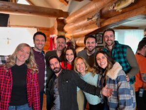 Cindy Busby Instagram - #unwrappingchristmasoliviasreunion is officially out on @hallmarkplus 🎉🎄 congratulations to everyone involved! The cast and crew was so magical ✨ thank you to my talented and hilarious scene partner extraordinaire @officialjakeepstein 🙏 what a blessing to work alongside you! @maxwellmcguire our fearless leader and energizer bunny! Your vision and talent is what dreams are made of! @youvegotsmalee you’re a literal angel on earth! Can’t wait to make our comedy! @frye_ohmy the love is real, thank you for everything!! To @firesidepictures for putting it all together! @johnsonproductiongroup for allowing me to be a part of a franchise I will never forget! And to my #426 gorgeous leading ladies @thenatalie_hall @the_kathryn_davis & @ashleynewbrough I’m so grateful for your friendship and what an honour to be in your presence! @makeupbyalymh & @ngthairdressing for beautifying me everyday, you’re both so talented! I’ll never listen to “Espresso” and not think of you both 💖 thank you thank you thank you to everyone involved! None of it would be possible without you! Enjoy watching this movie! I hope you feel the love we all put into it just for you!