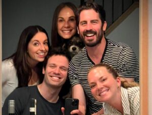 Cindy Busby Instagram - #unwrappingchristmasoliviasreunion is officially out on @hallmarkplus 🎉🎄 congratulations to everyone involved! The cast and crew was so magical ✨ thank you to my talented and hilarious scene partner extraordinaire @officialjakeepstein 🙏 what a blessing to work alongside you! @maxwellmcguire our fearless leader and energizer bunny! Your vision and talent is what dreams are made of! @youvegotsmalee you’re a literal angel on earth! Can’t wait to make our comedy! @frye_ohmy the love is real, thank you for everything!! To @firesidepictures for putting it all together! @johnsonproductiongroup for allowing me to be a part of a franchise I will never forget! And to my #426 gorgeous leading ladies @thenatalie_hall @the_kathryn_davis & @ashleynewbrough I’m so grateful for your friendship and what an honour to be in your presence! @makeupbyalymh & @ngthairdressing for beautifying me everyday, you’re both so talented! I’ll never listen to “Espresso” and not think of you both 💖 thank you thank you thank you to everyone involved! None of it would be possible without you! Enjoy watching this movie! I hope you feel the love we all put into it just for you!