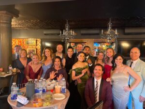 Cindy Busby Instagram - #unwrappingchristmasoliviasreunion is officially out on @hallmarkplus 🎉🎄 congratulations to everyone involved! The cast and crew was so magical ✨ thank you to my talented and hilarious scene partner extraordinaire @officialjakeepstein 🙏 what a blessing to work alongside you! @maxwellmcguire our fearless leader and energizer bunny! Your vision and talent is what dreams are made of! @youvegotsmalee you’re a literal angel on earth! Can’t wait to make our comedy! @frye_ohmy the love is real, thank you for everything!! To @firesidepictures for putting it all together! @johnsonproductiongroup for allowing me to be a part of a franchise I will never forget! And to my #426 gorgeous leading ladies @thenatalie_hall @the_kathryn_davis & @ashleynewbrough I’m so grateful for your friendship and what an honour to be in your presence! @makeupbyalymh & @ngthairdressing for beautifying me everyday, you’re both so talented! I’ll never listen to “Espresso” and not think of you both 💖 thank you thank you thank you to everyone involved! None of it would be possible without you! Enjoy watching this movie! I hope you feel the love we all put into it just for you!