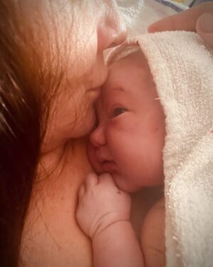 Claire Cooper Instagram - 2 my little light ✨ … my golden little light … how we love you so deeply & dearly… I never take a moment for granted … thank you for choosing us … thank you for coming to us when we called for you & completing our family … Fiáin Luna you’re an astonishing little person ❤️✨💫

@scandalous_13