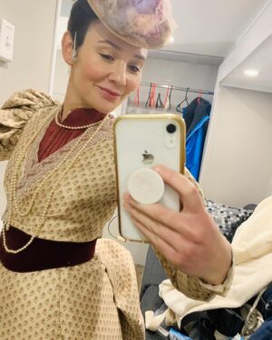 Claire Cooper Instagram - That’s a wrap! 

Thank you to each of you who have followed our Hardacres journey, the flow of messages have been a joy to receive! Seriously. Thank you 🙏 

I read for Mary when my baby girl was just 6 weeks old & @scandalous_13 read in with me & held her during my audition, he multitasked like no man I’ve ever seen -  he held space for me so respectfully … there’s a whole lotta love beneath this show & Mary, the foundations were made of sleepless nights with a baby & long days but my goodness the cast & crew just made every day golden, those tired eyes, were energised by hugely talented ppl that I was so fortunate to have been surrounded by! You know who you are x

So grateful 🙏 💫✨

Huge thank you to  @channel5_tv @playgroundentertainment_ @lesleymckimm @msalexjones I loved playing your Mary 💫