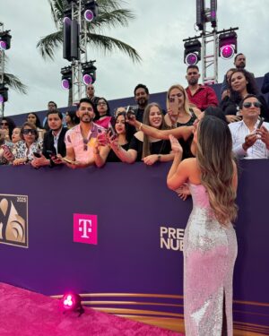Clarissa Molina Instagram - Premio Lo Nuestro 2025 ✨ que noche tan hermosa! @premiolonuestro 

Glam Squad ✨ son lo máximo! 
Stylist by  @claudiafashions 
Look by @suzelletaveras 
Jewelry @silveritalybyerikaty 
Makeup  @leurbanop 
Hair @gorgeousbyjlopez
Photo by @chepejose